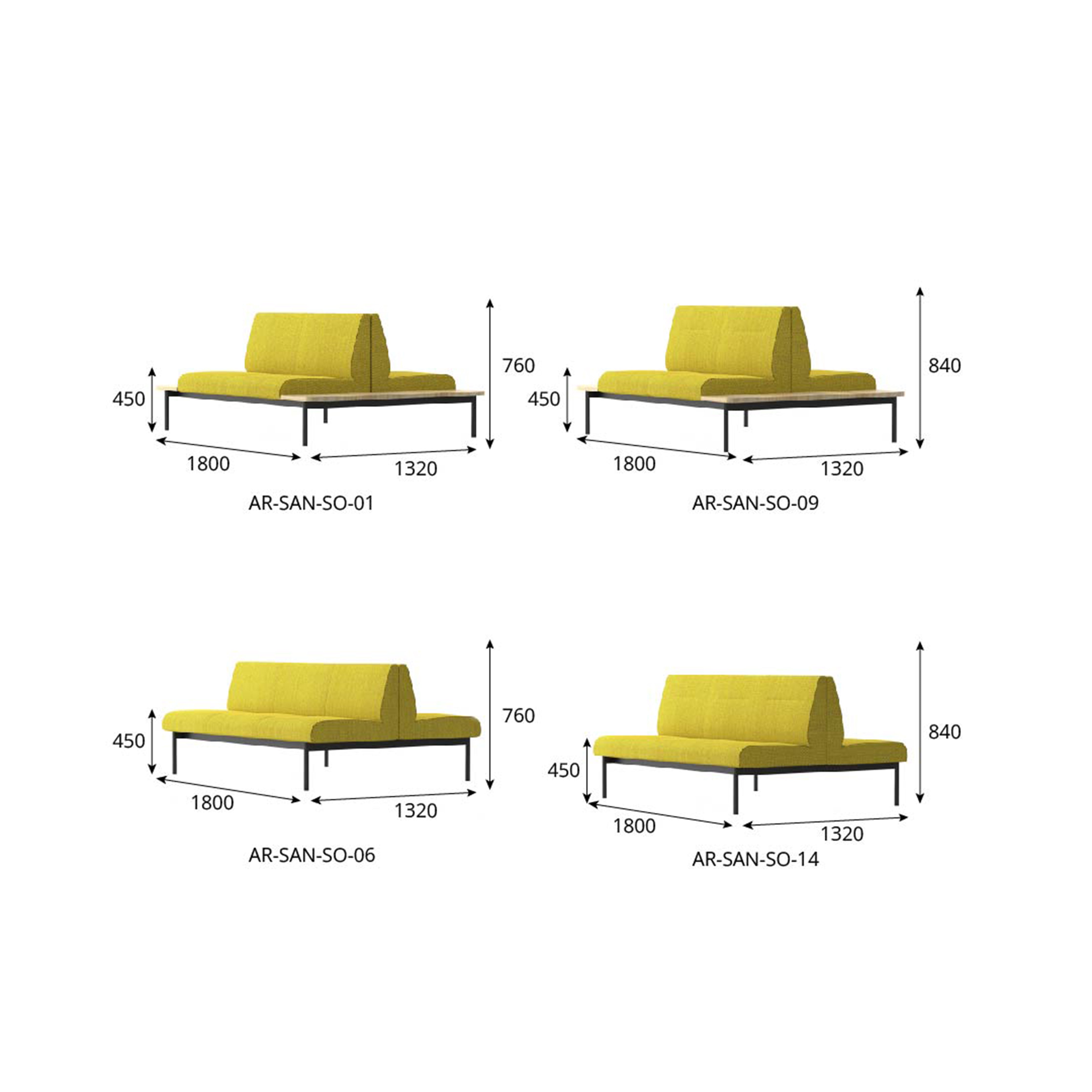 SERA - Lowback Modular Sofa