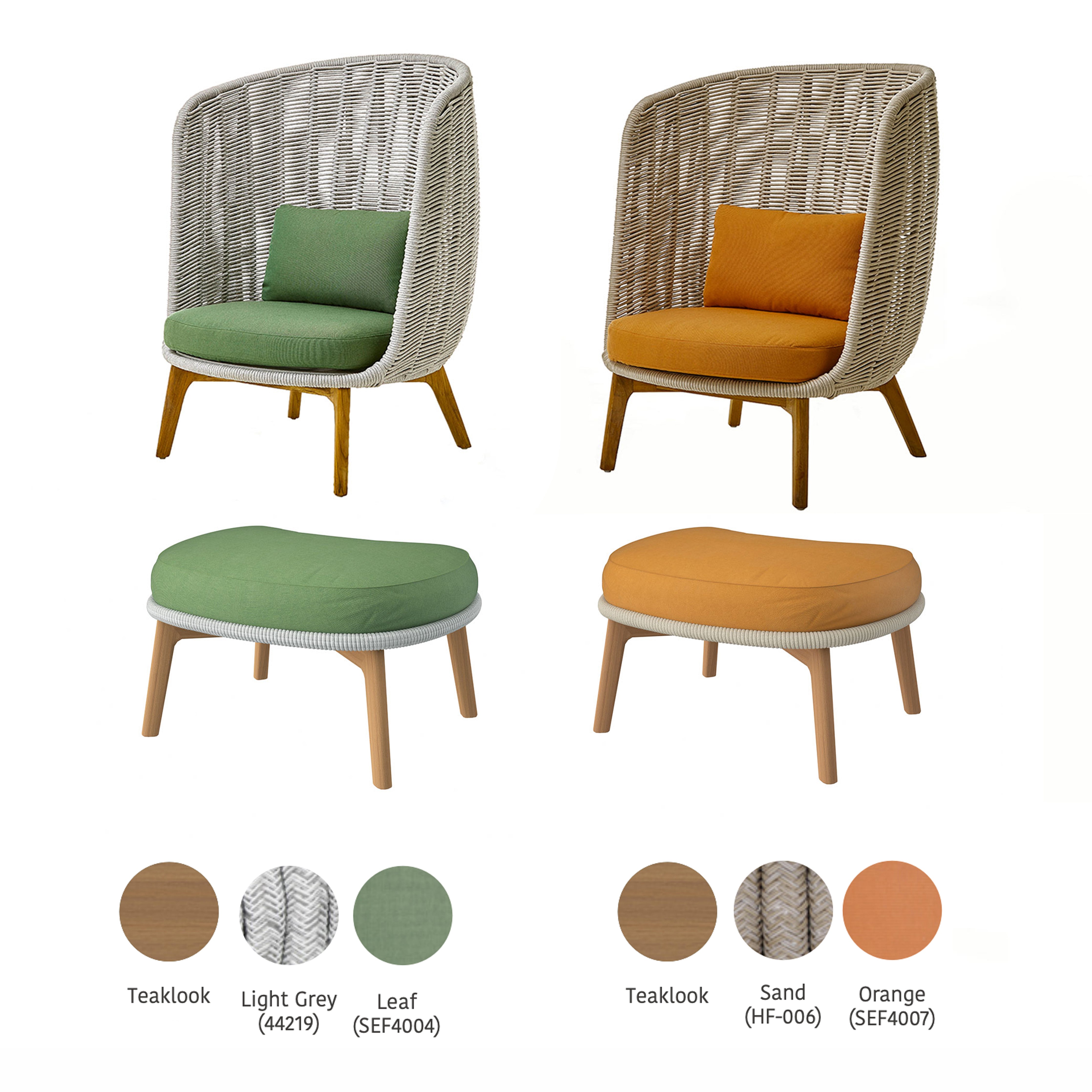 Bagel - Highback Outdoor Lounge Chair