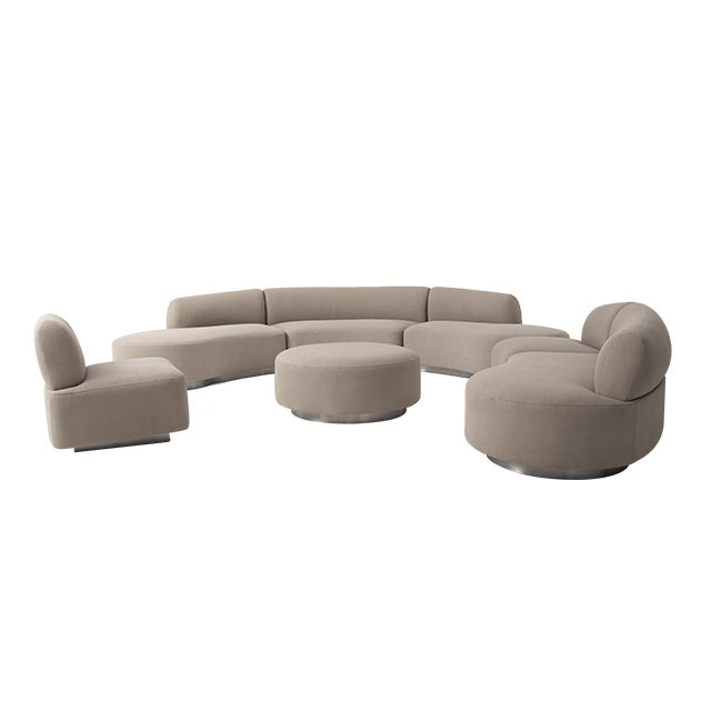 Curved Sofa - 1 Seater