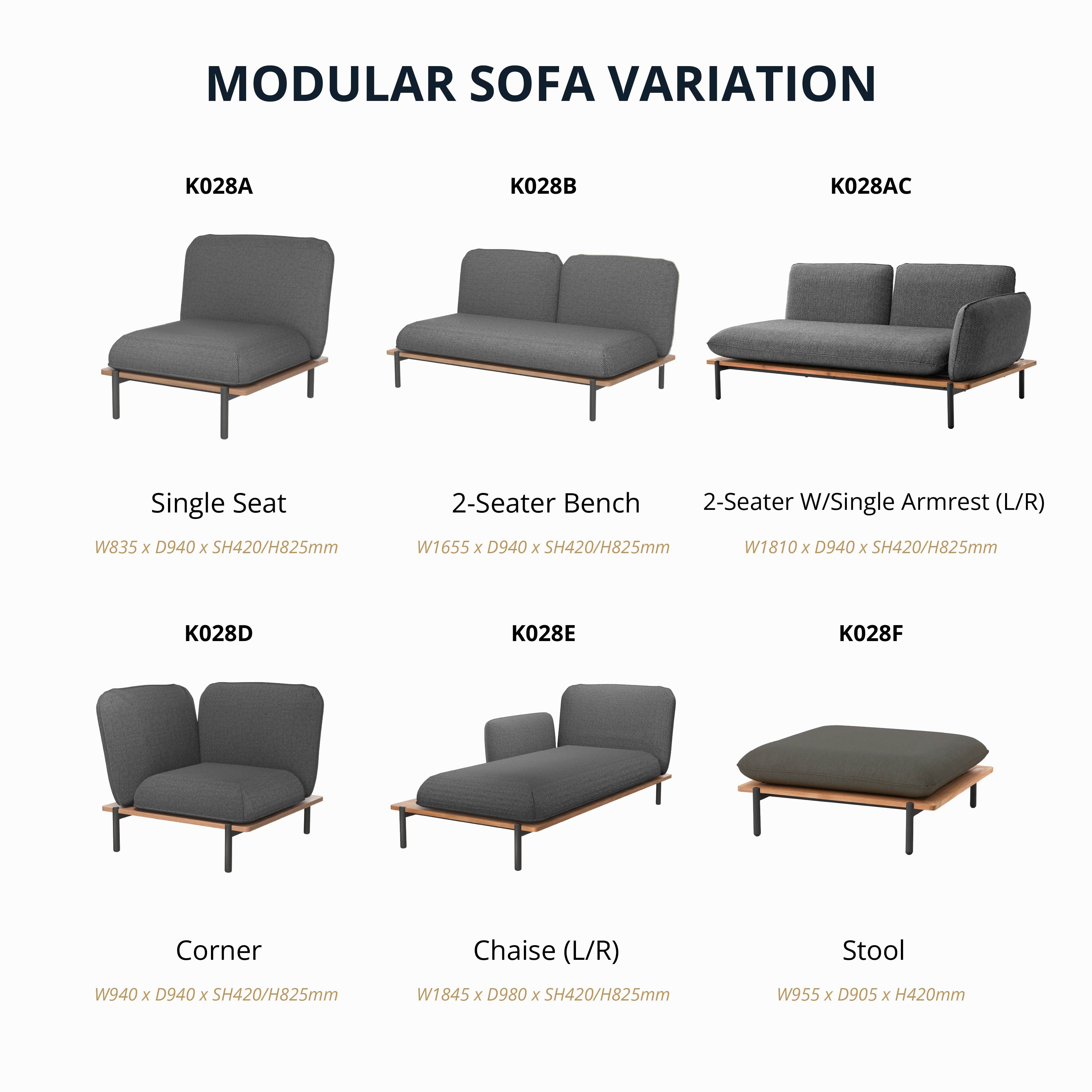 Pillow II - Outdoor Modular Sofa